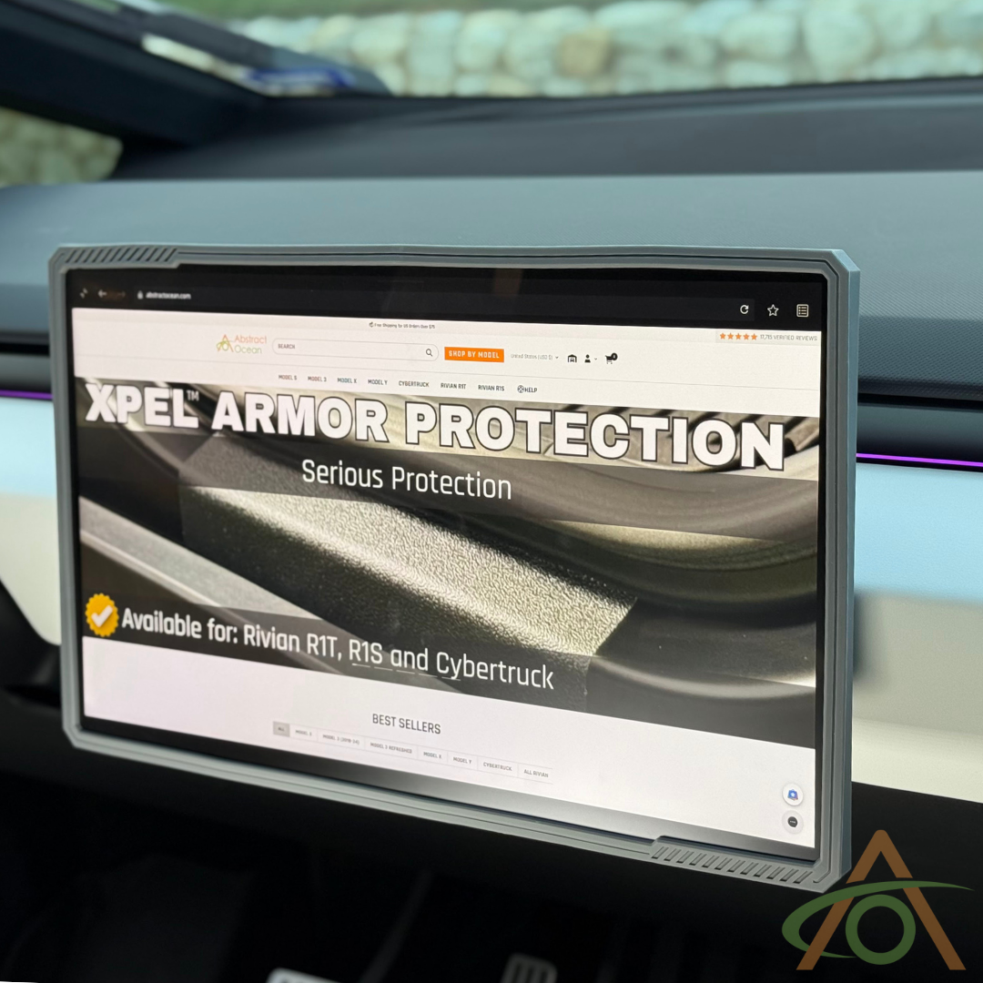 Silicone Screen Bumper for Cybertruck (Grey)