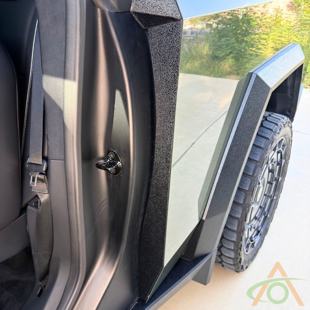 Lower section of the Xpel Armor baffle trim for the Cybertruck