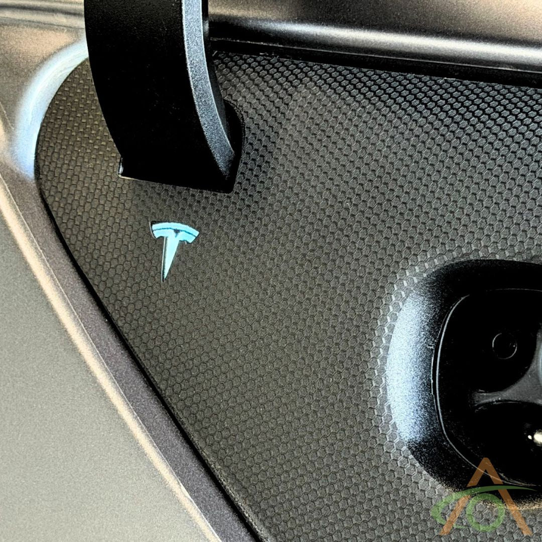 Matrix Black Port Wrap for Tesla Model 3 & Y (close-up)