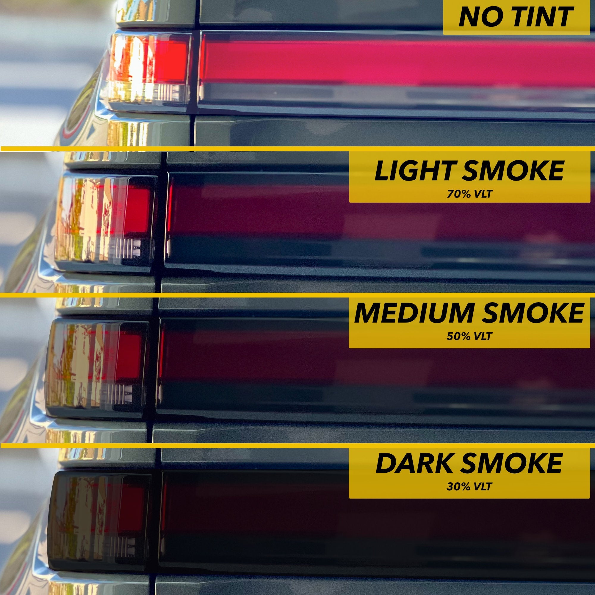Tail Lights Clear PPF/Smoke Tint for Rivian R1T & R1S