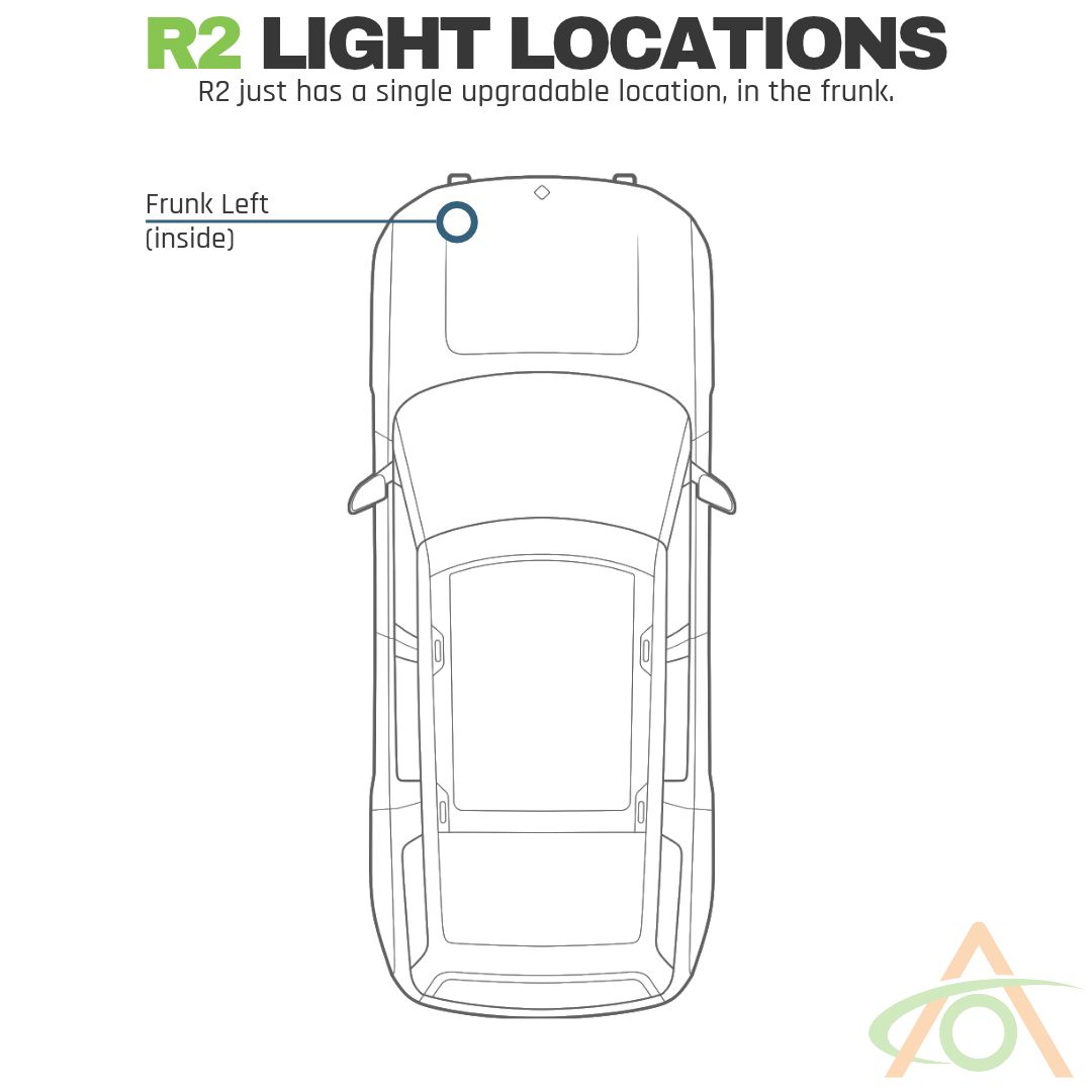 Rivian R2 Light Locations