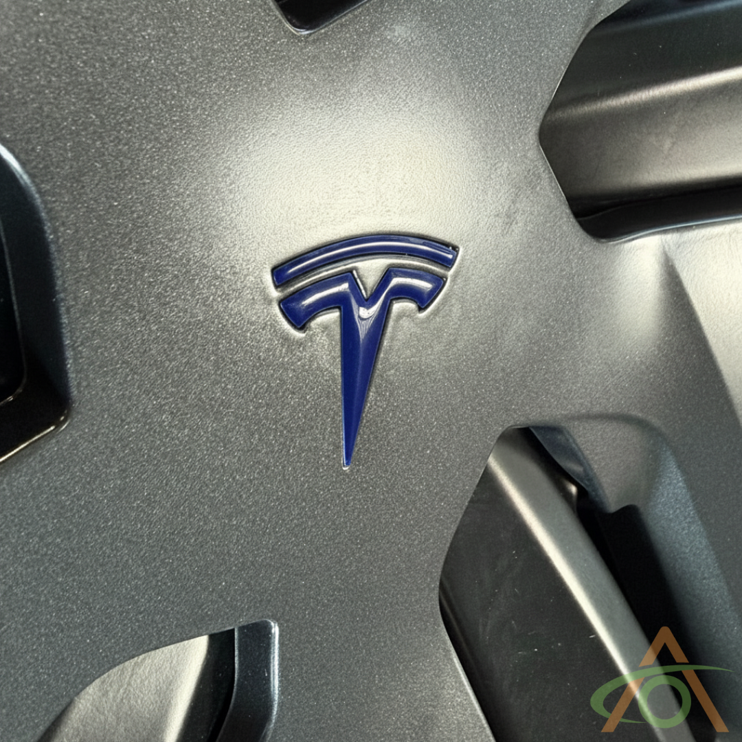 Blue 3D Logo Inserts for the Tesla Refreshed Model Y (Juniper)