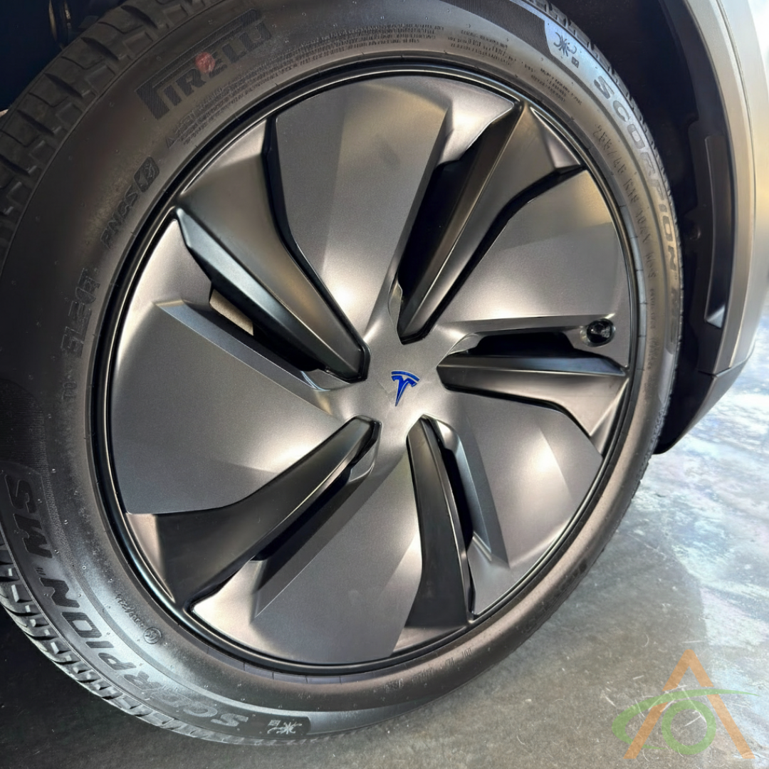 Blue 3D Logo Inserts for the Tesla Refreshed Model Y (Juniper)