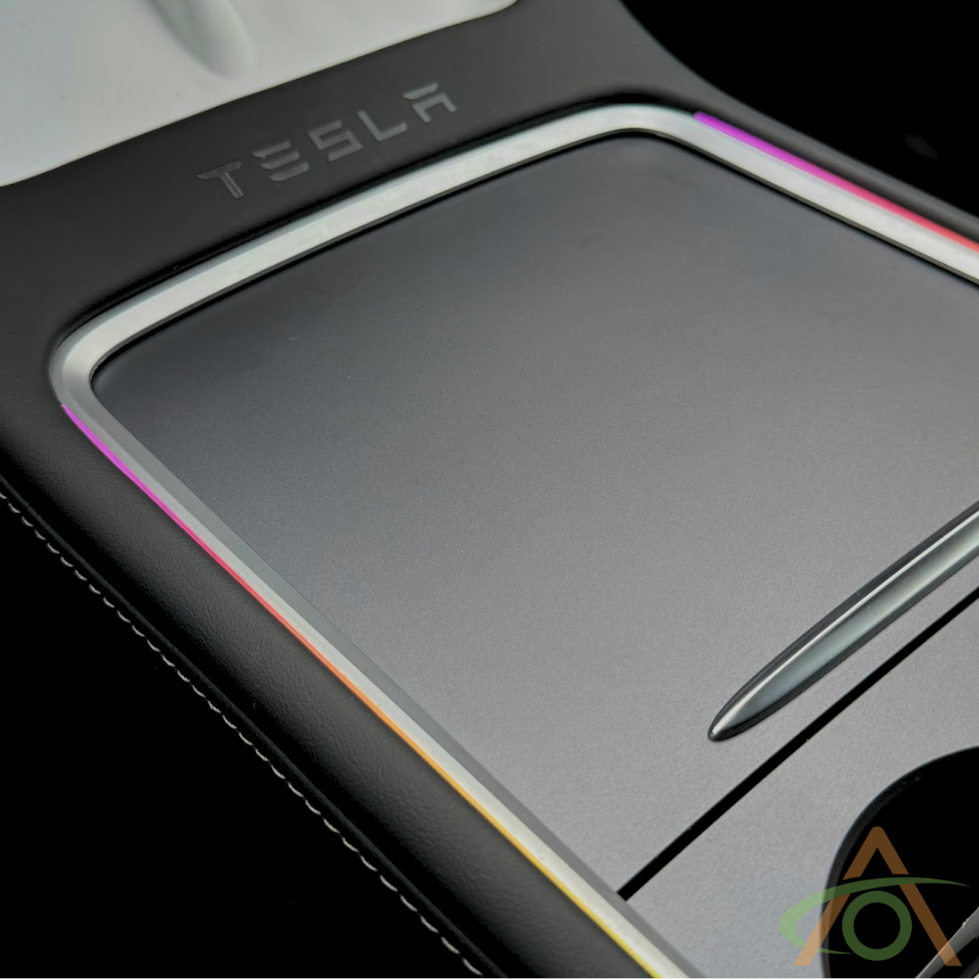 Bandes lumineuses LED animées en couleur pour console centrale Tesla Model 3/Y