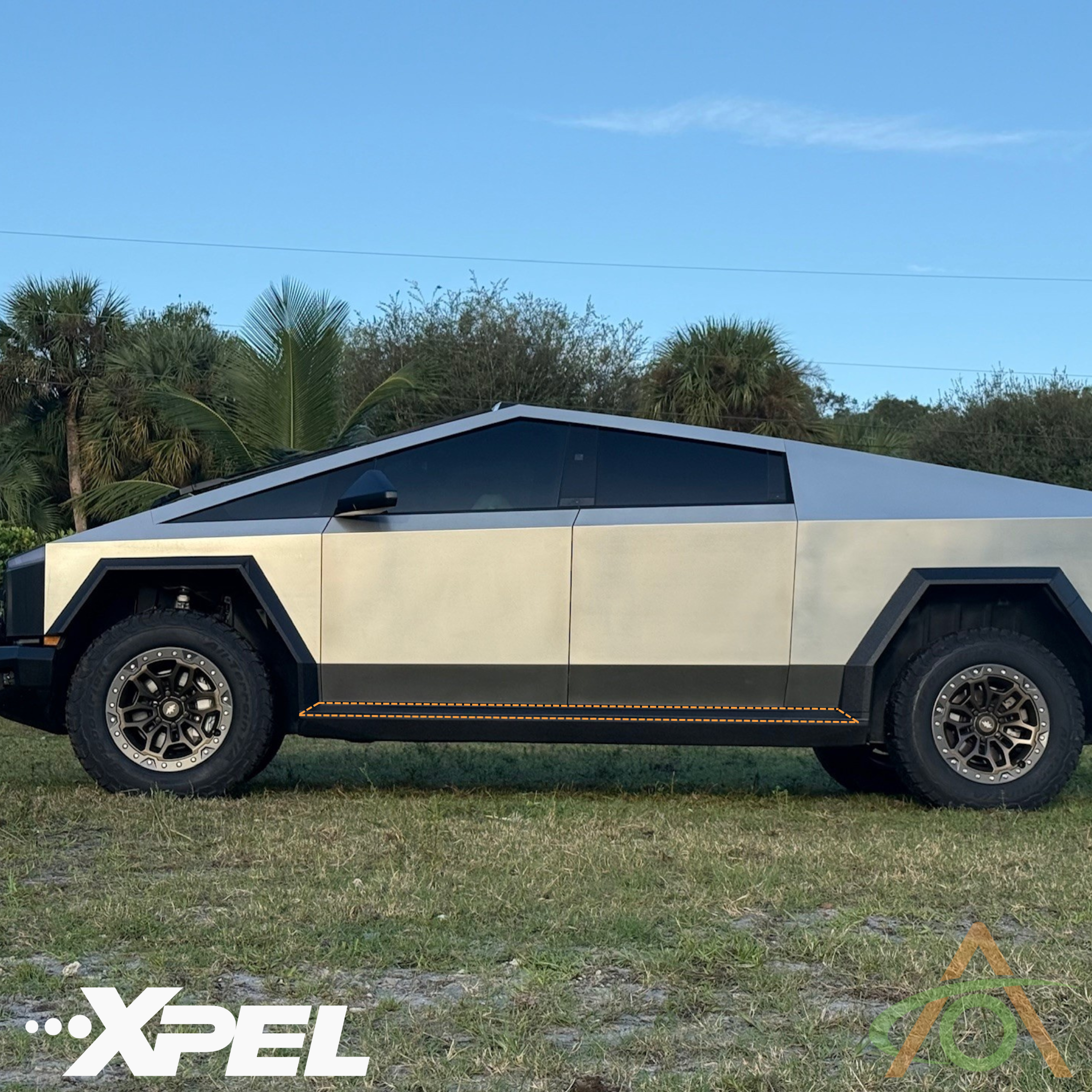 Coverage Area for the XPEL Armor for the Terrestrial Armor Package