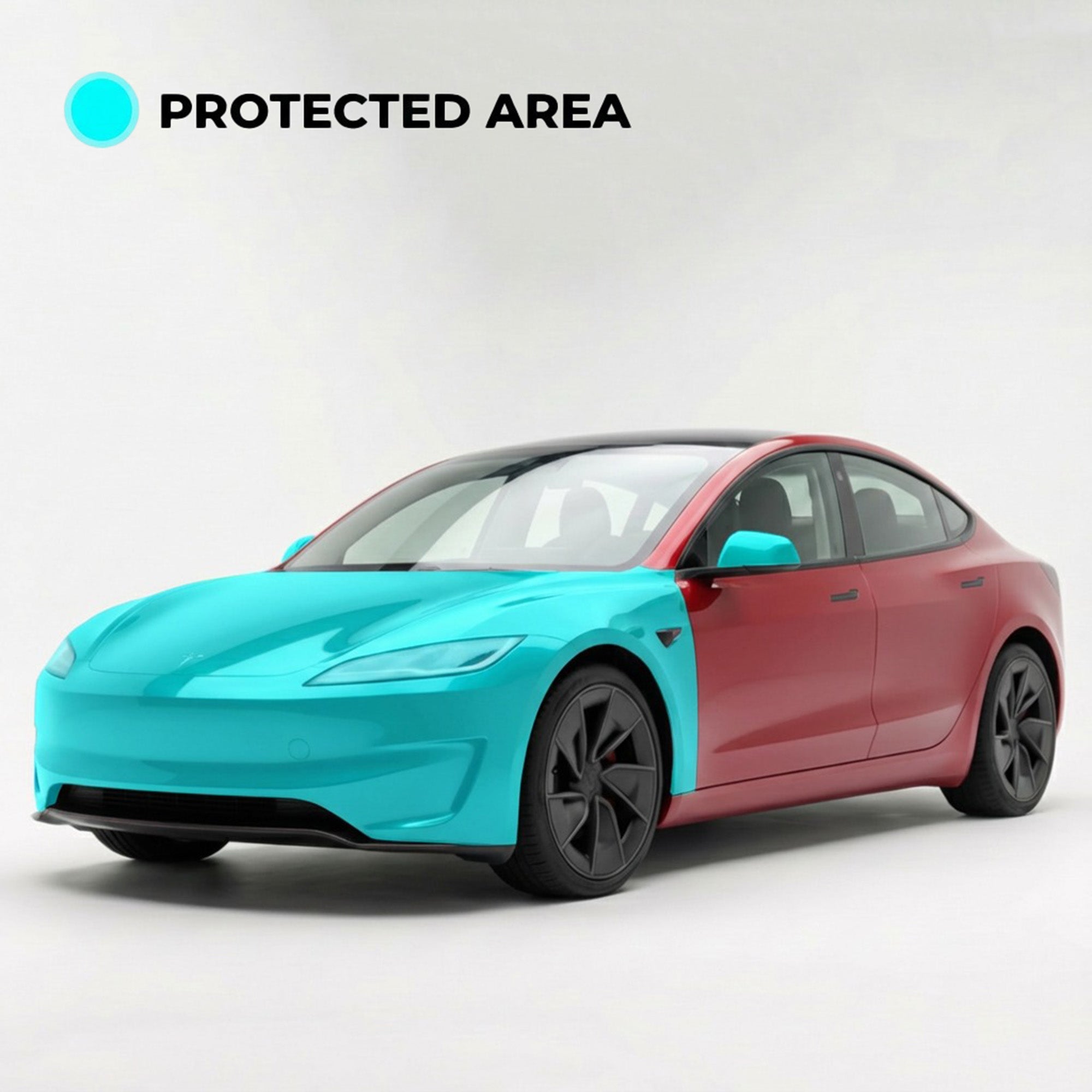 Tesla Refreshed Model 3 (Highland) Performance Front Body Pre-Cut PPF Kit for DIY Installation