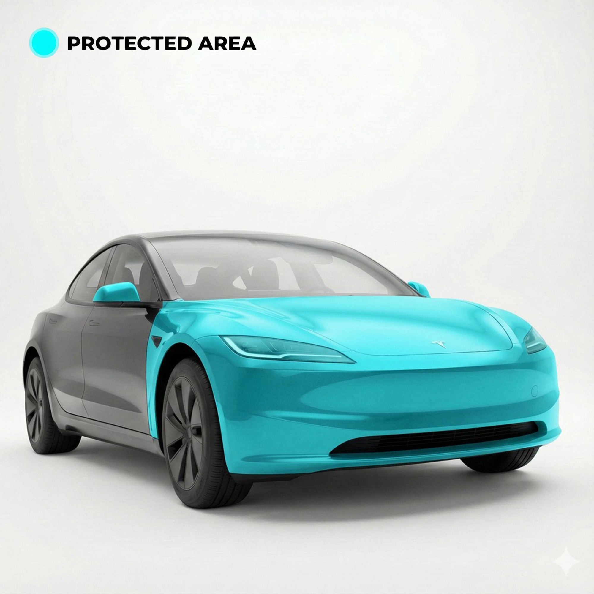 Tesla Refreshed Model 3 (Highland) Standard & Premium Front Body Pre-Cut PPF Kit for DIY Installation