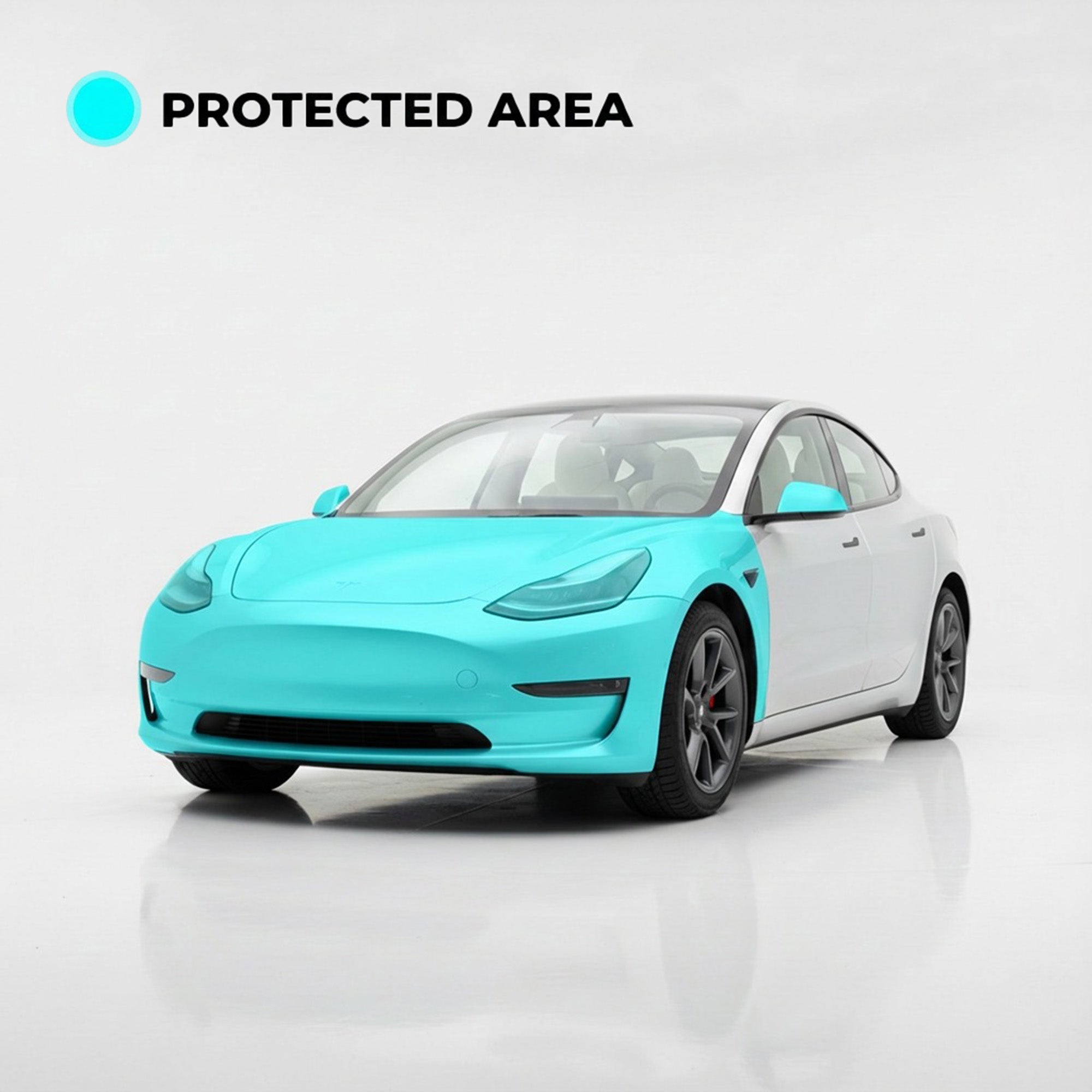 Tesla Model 3 (2018-24) Front Body Pre-Cut PPF Kit for DIY Installation