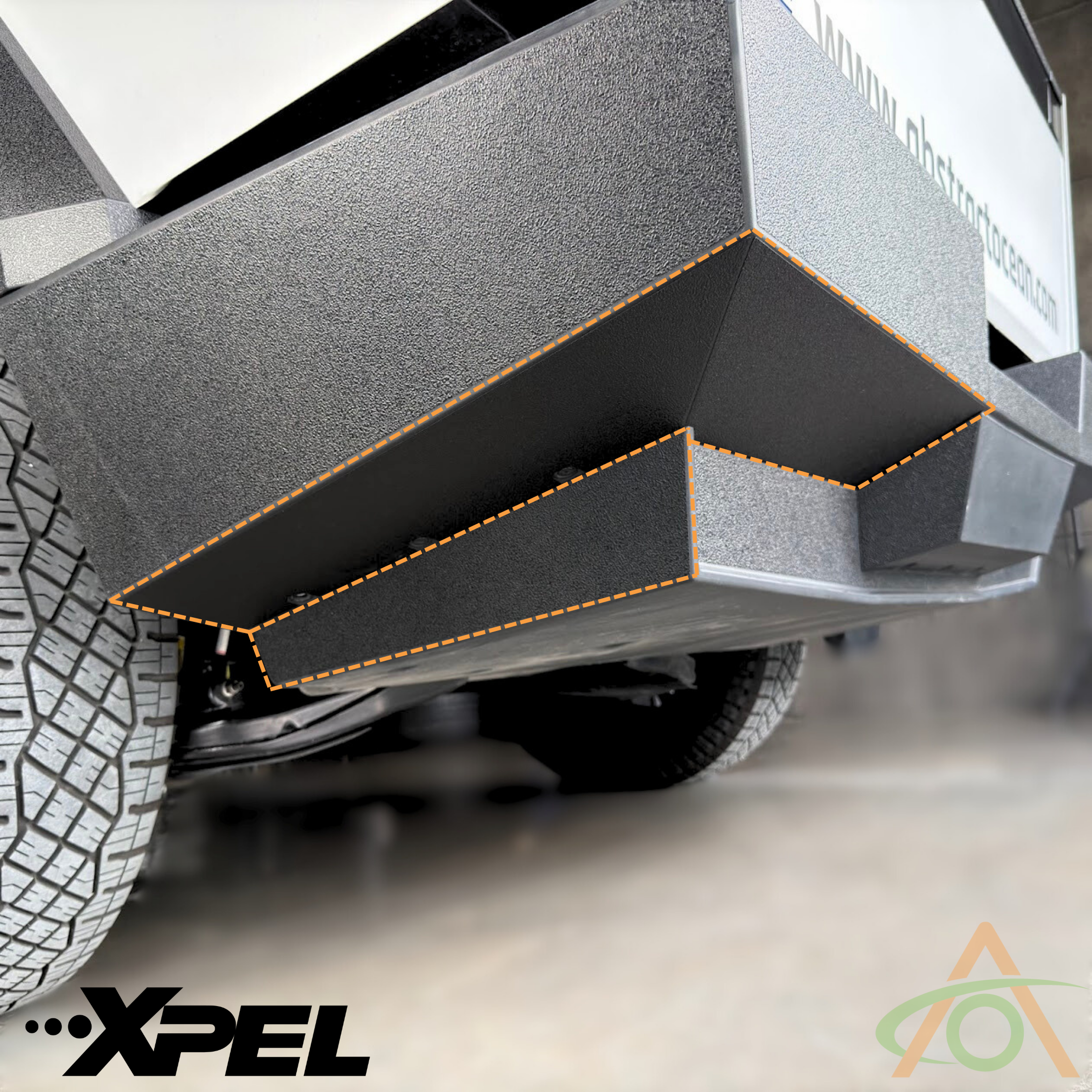 Xpel Armor Rear Bumper Extreme Kit (underside coverage area)