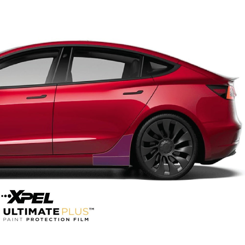 Tesla Model 3 PPF for rear rockers