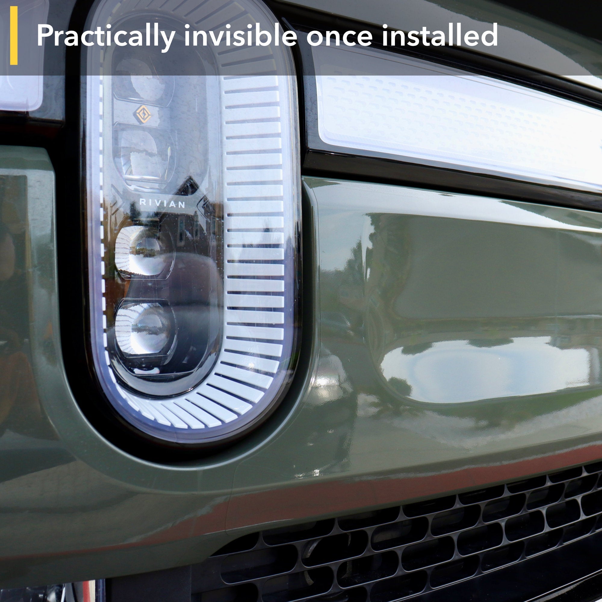 Film de protection transparent pour pare-chocs (PPF) pour Rivian R1T / R1S