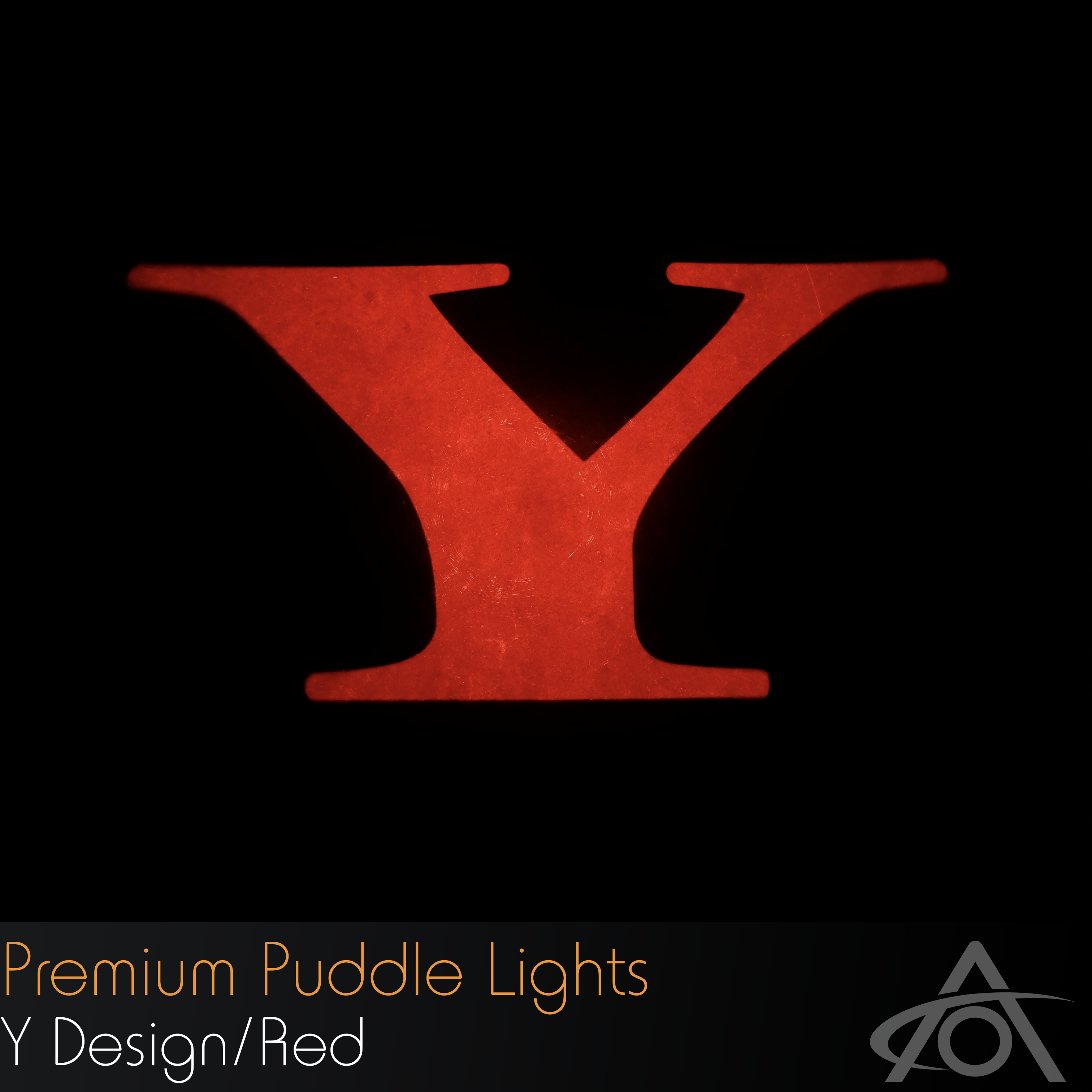 Luces LED ultrabrillantes premium para charcos "Y" (rojas, par)