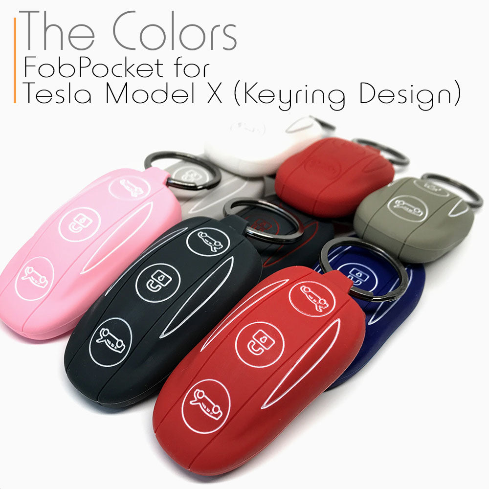 Silicone FobPockets for Model X (Keyring)
