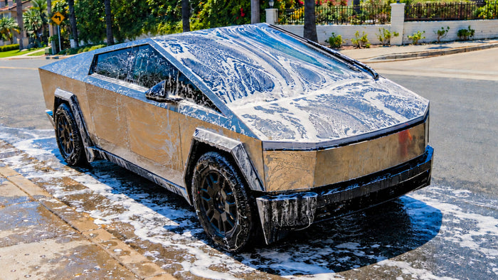 Cybertruck stainless steel care: washing, spots and what the warranty won't cover