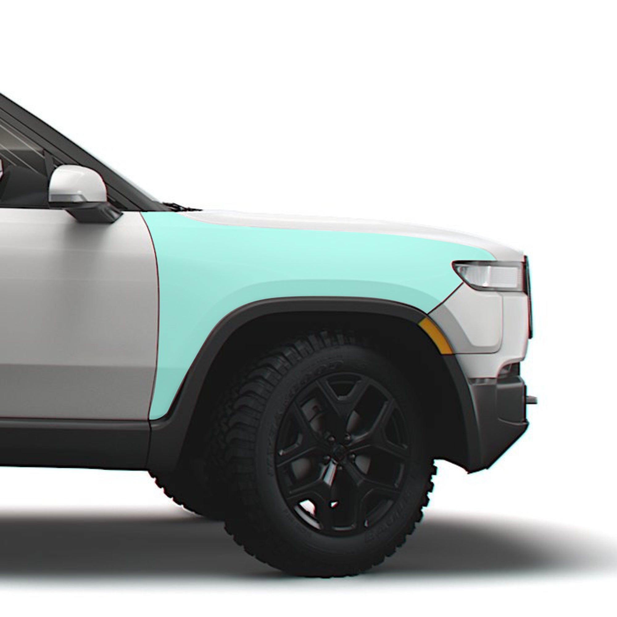 Front Fenders Clear Protection Film (PPF) for Rivian R1T/R1S