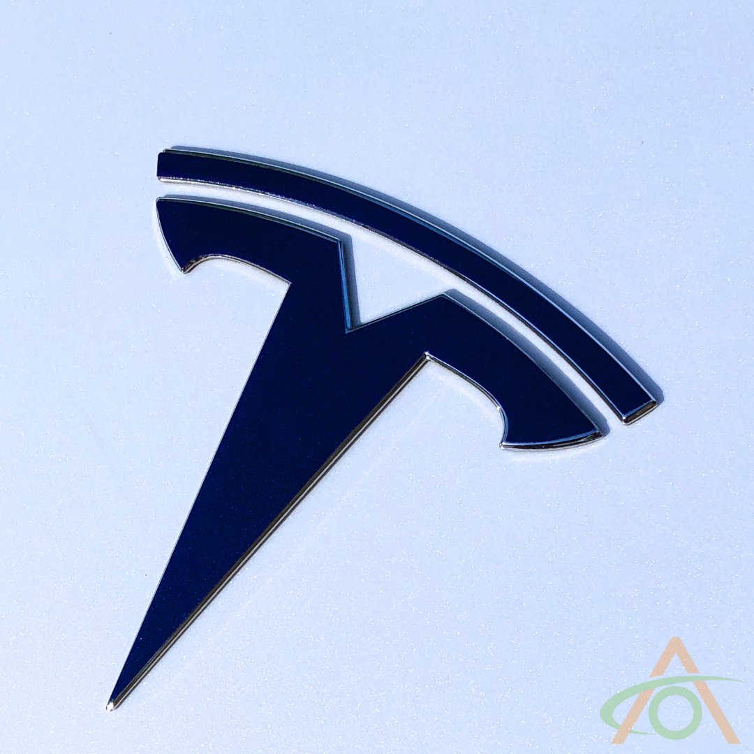 Mett. Blue Vinyl Decal for Model 3/Y