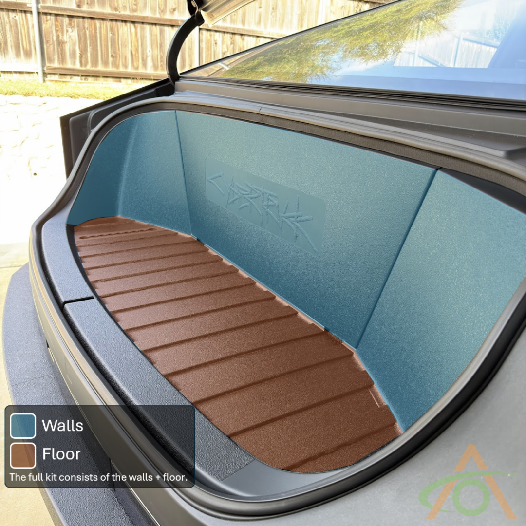 Coverage options for the XPEL Armor for the Cybertruck Frunk Interior