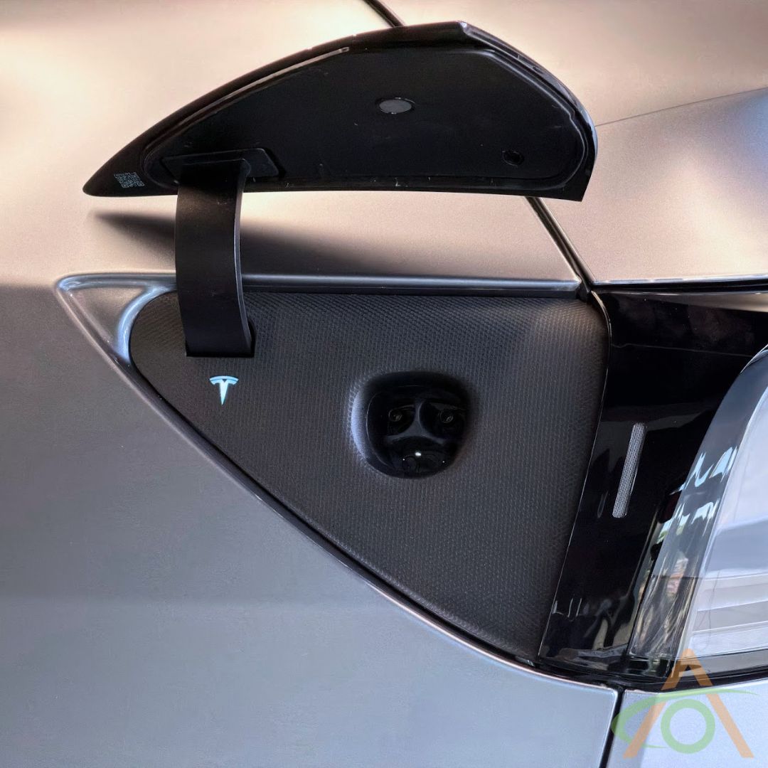 Matrix Black Port Wrap for Tesla Model 3 & Y