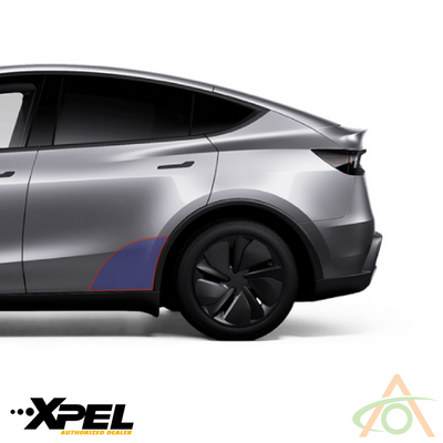 Tesla Model Y (Juniper) PPF for rear rockers