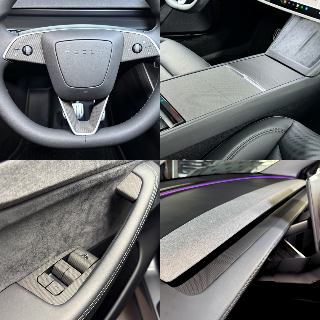Matrix Black Interior Protection Bundle for the New Model Y (Juniper)