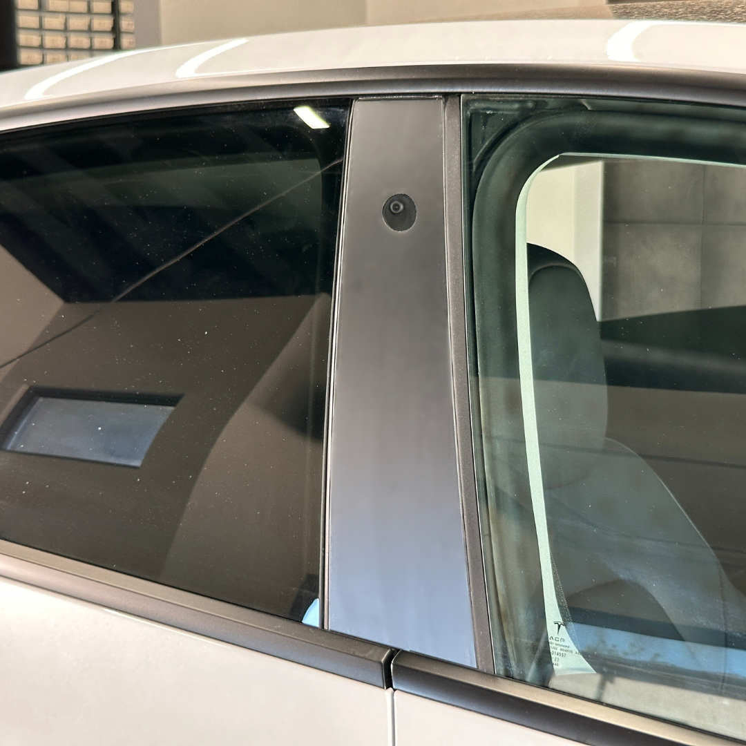 PPF Protection for Tesla Model Y B-Pillars (Satin)
