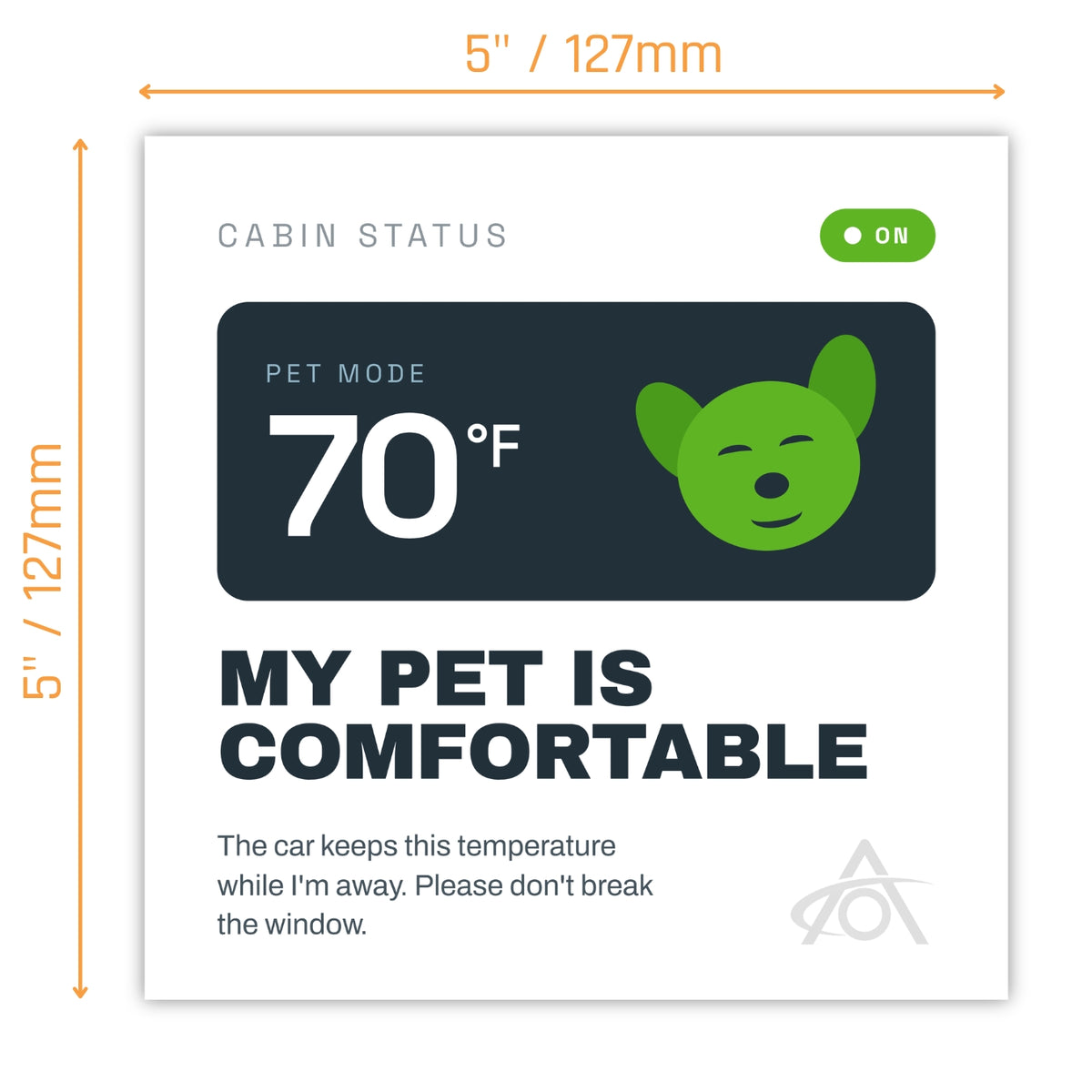 Dog / Pet Mode Enabled Cling (pack of two)