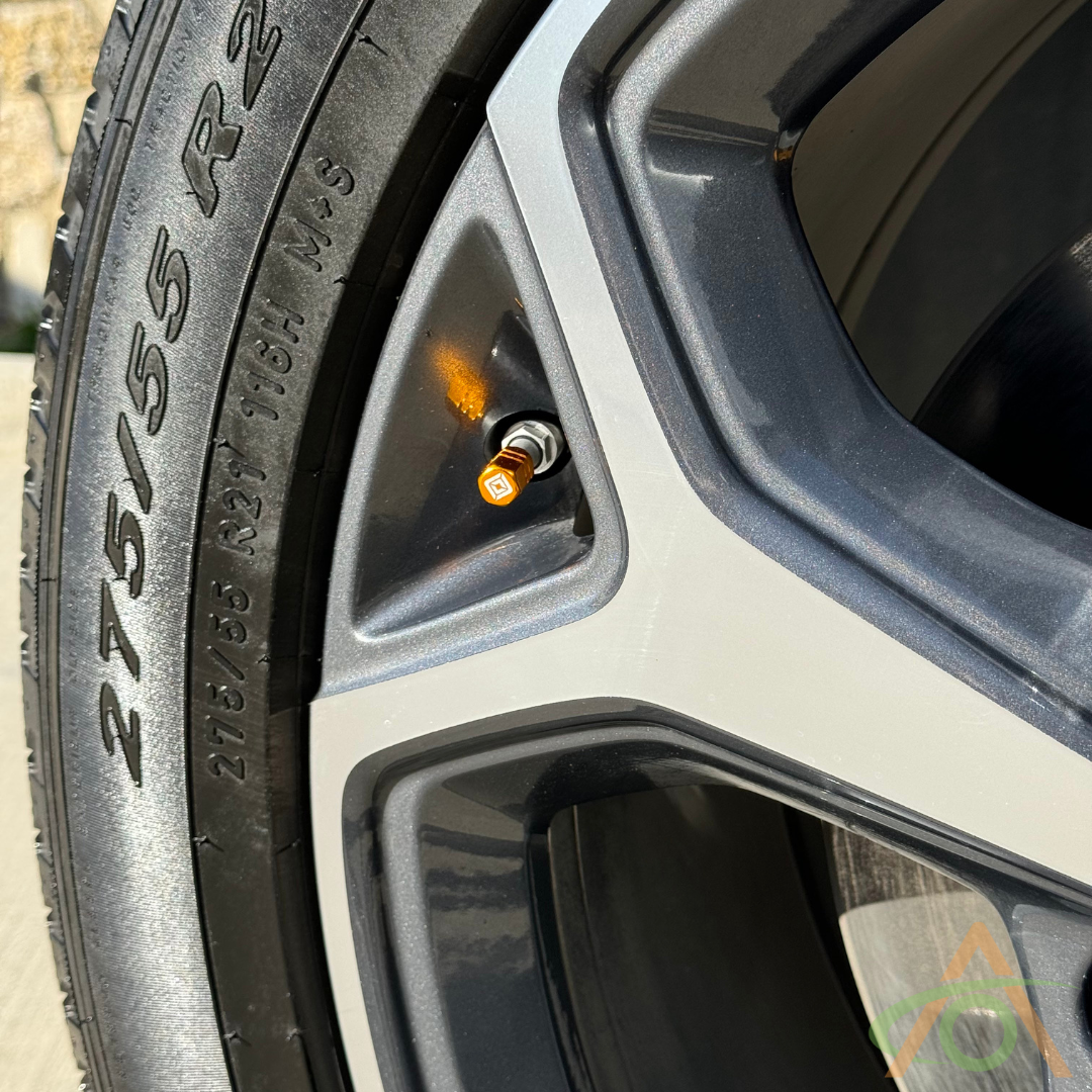 Rivian Air Valve Caps (Yellow/Gold)