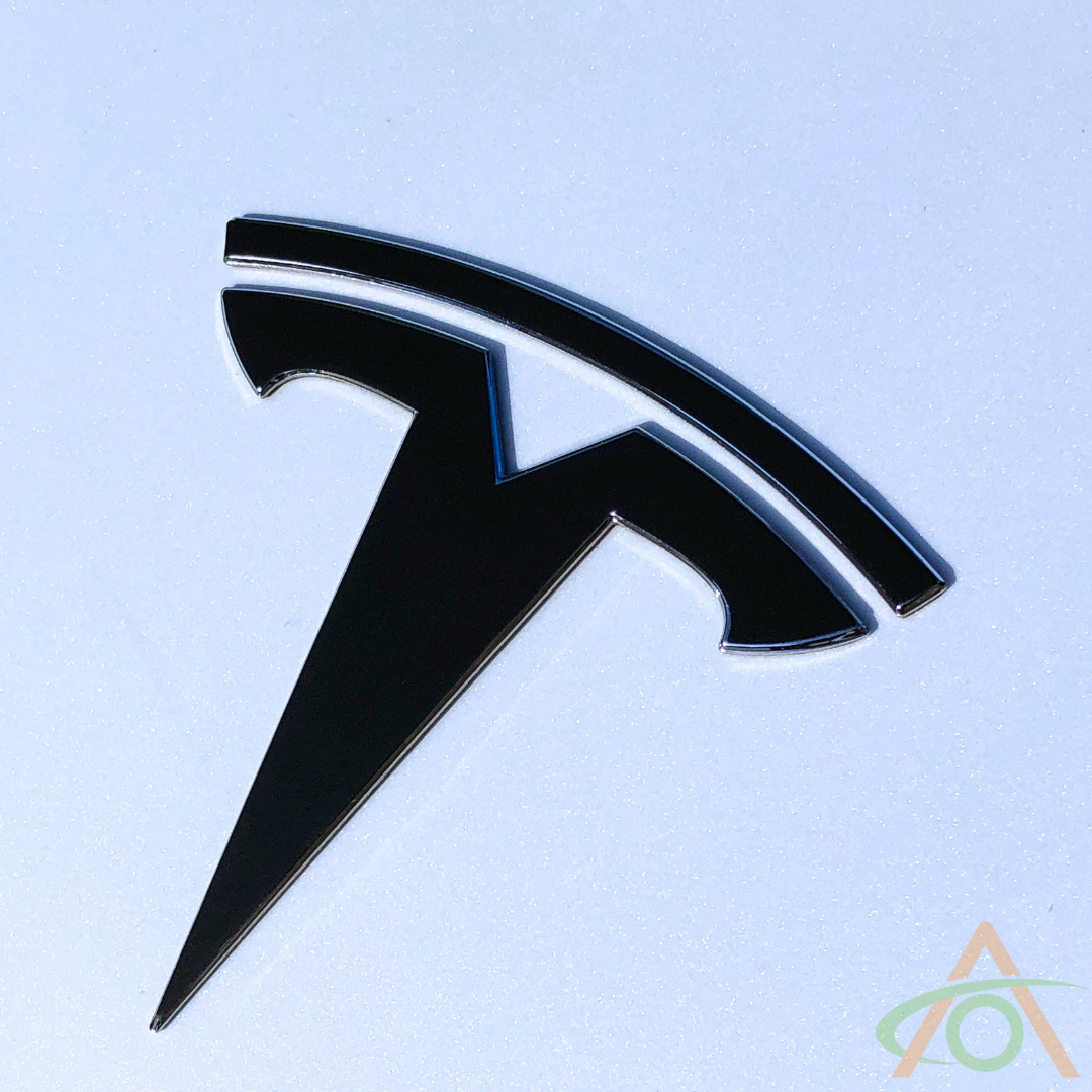 Satin Black Vinyl Decal for Model 3/Y