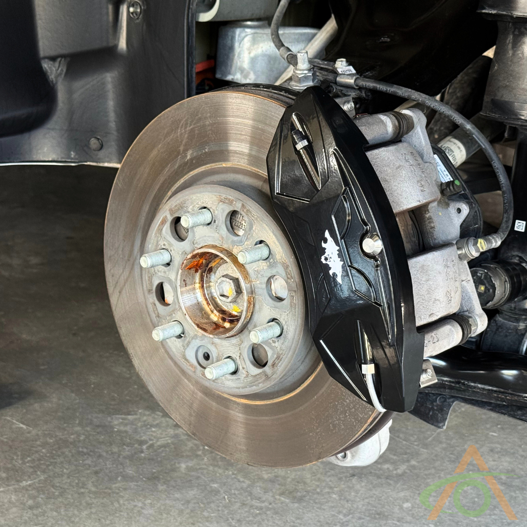 Rear Premium Caliper Cover for all Cybertrucks (gloss black)