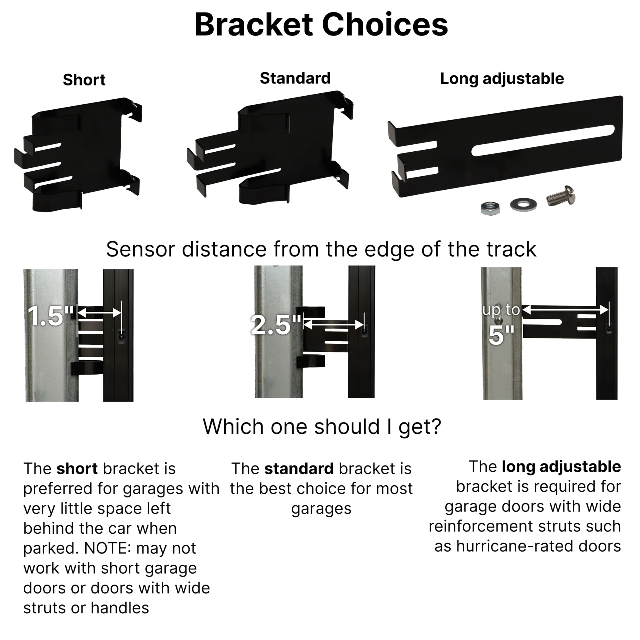 Infinity Shield Bracket Options