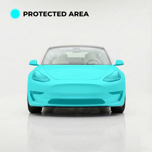 Tesla Model 3 (2018-24) Front Body Pre-Cut PPF Kit for DIY Installation