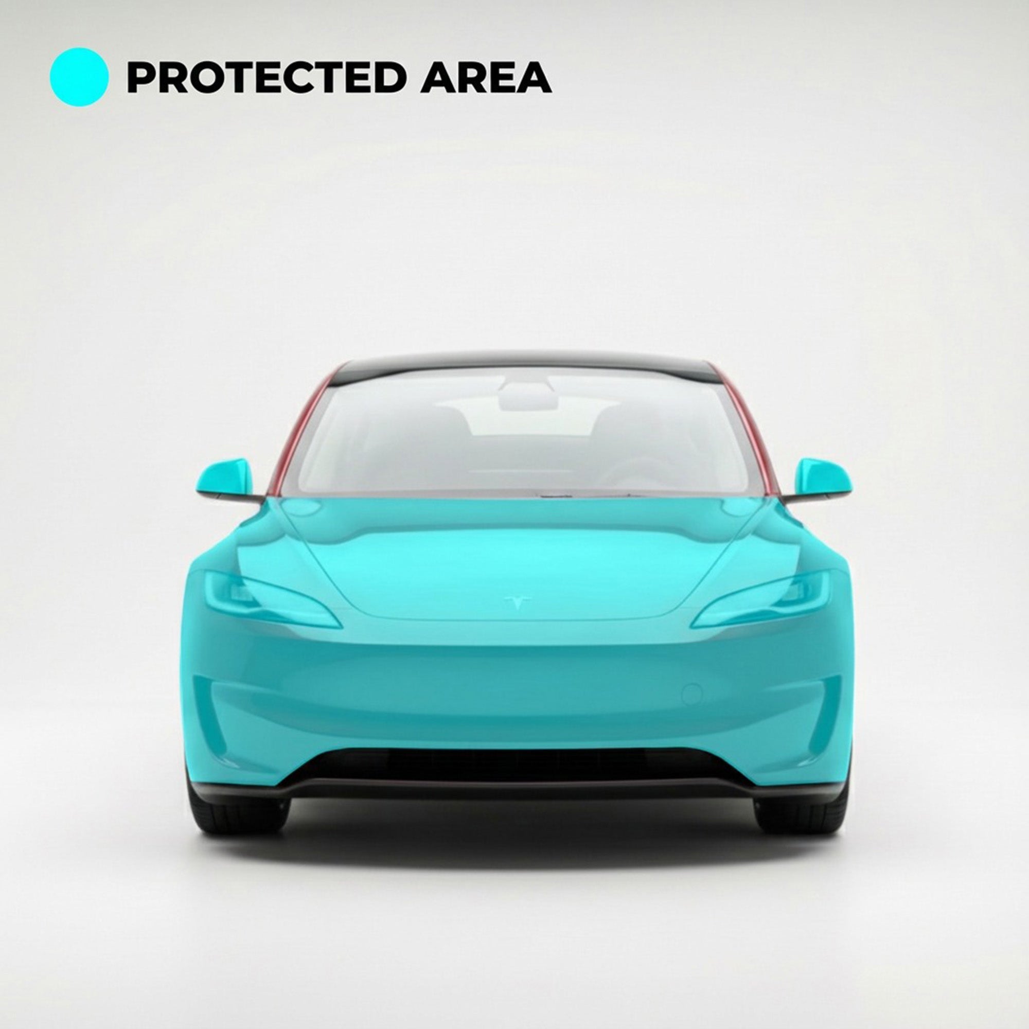 Tesla Refreshed Model 3 (Highland) Performance Front Body Pre-Cut PPF Kit for DIY Installation