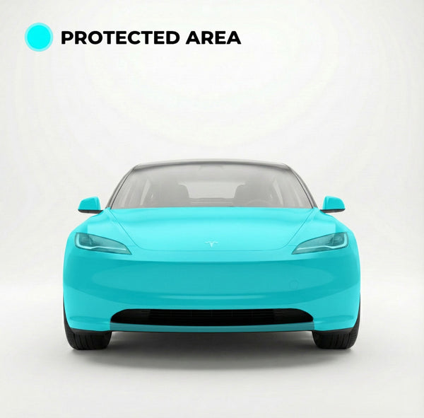Tesla Refreshed Model 3 (Highland) Standard & Premium Front Body Pre-Cut PPF Kit for DIY Installation