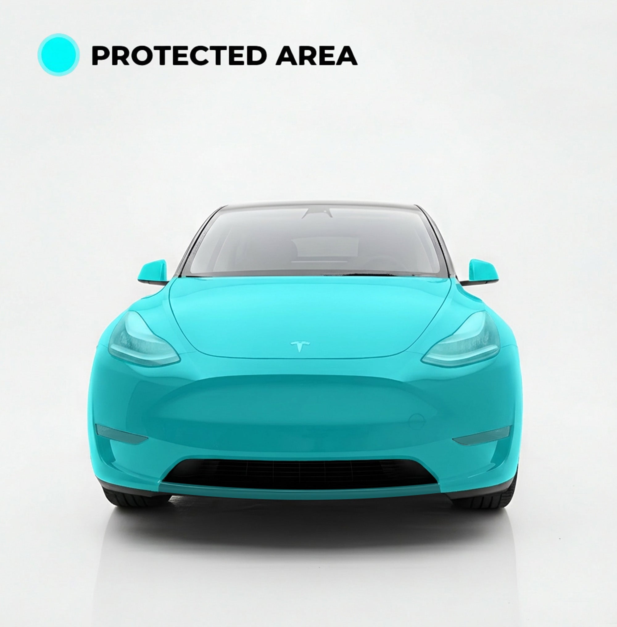 Tesla Model Y (2020-2025) Front Body Pre-Cut PPF Kit for DIY Installation