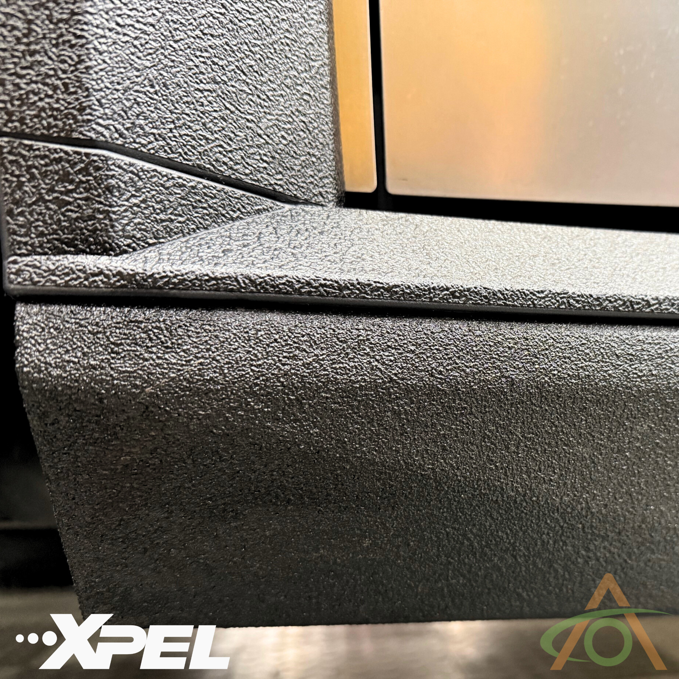 XPel Armor for the Terrestrial Armor Package - Close-up showing the texture match to the structure lower rockers