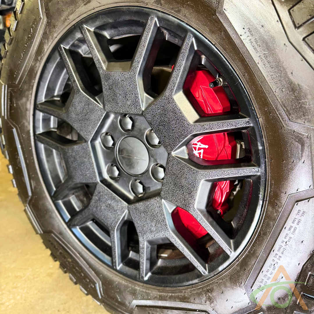 Front Premium Caliper Cover for all Cybertrucks (gloss red)