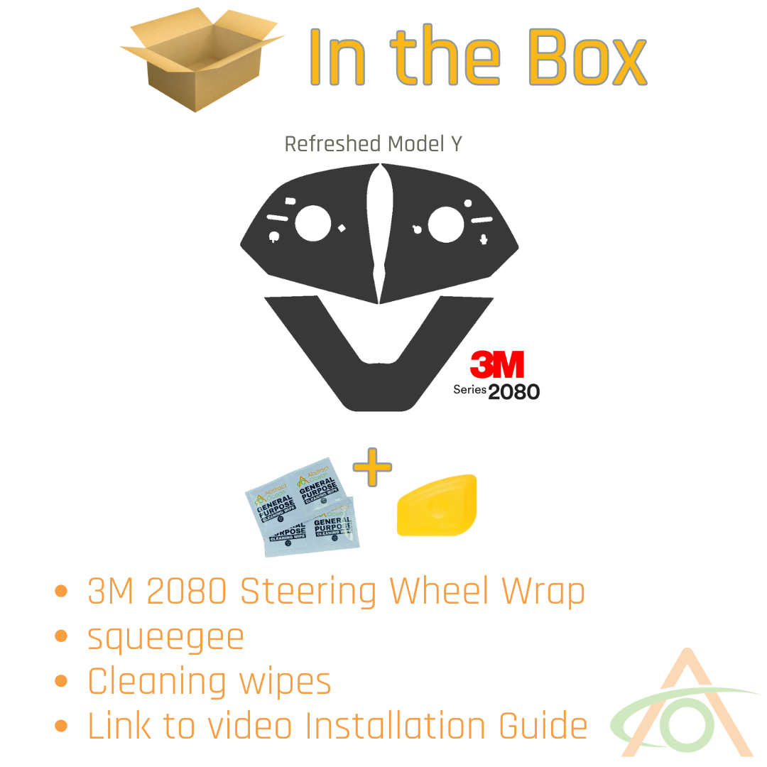 Steering Wheel Wrap for Refreshed Model Y (Juniper)
