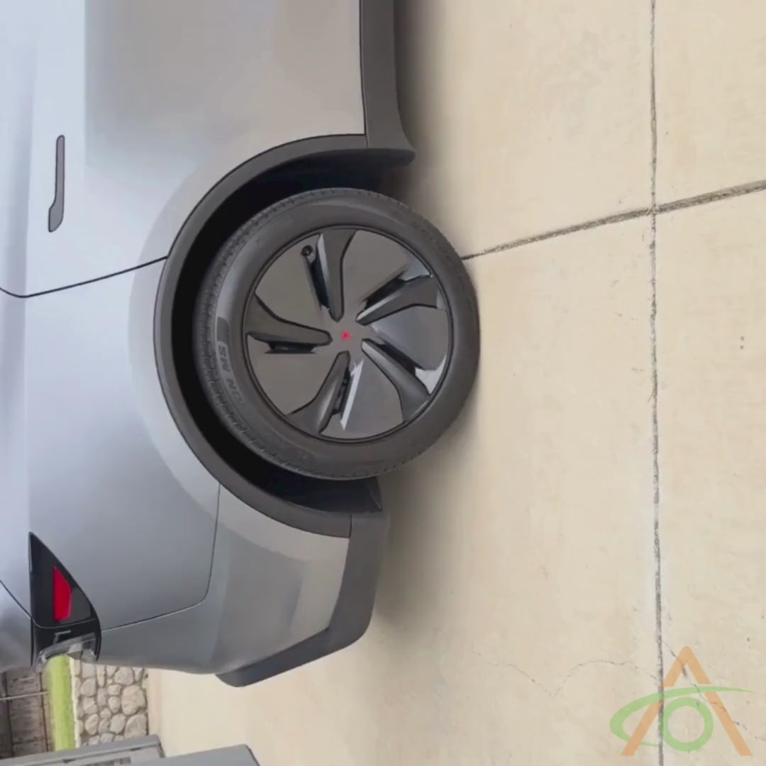 Red 3D Logo Inserts for the Tesla Refreshed Model Y (Juniper)