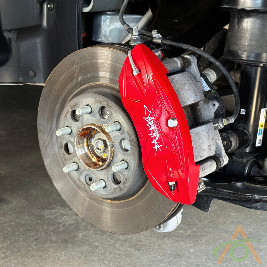 Rear Premium Caliper Cover for all Cybertrucks (gloss red)