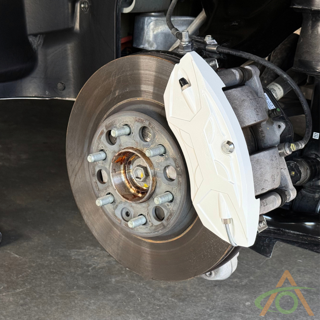 Rear Premium Caliper Cover for all Cybertrucks (gloss white)