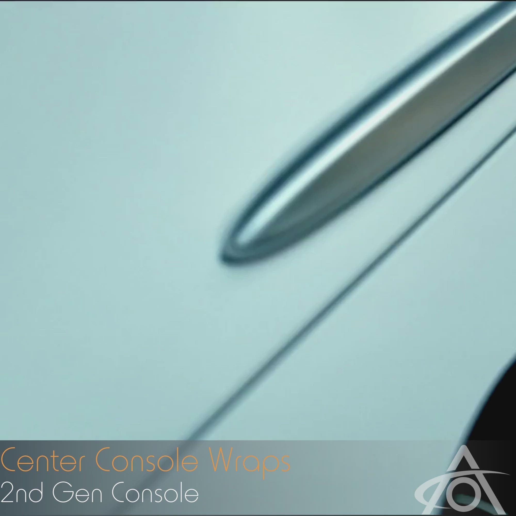 Center console wrap for the Tesla Model 3/Y Second generation console