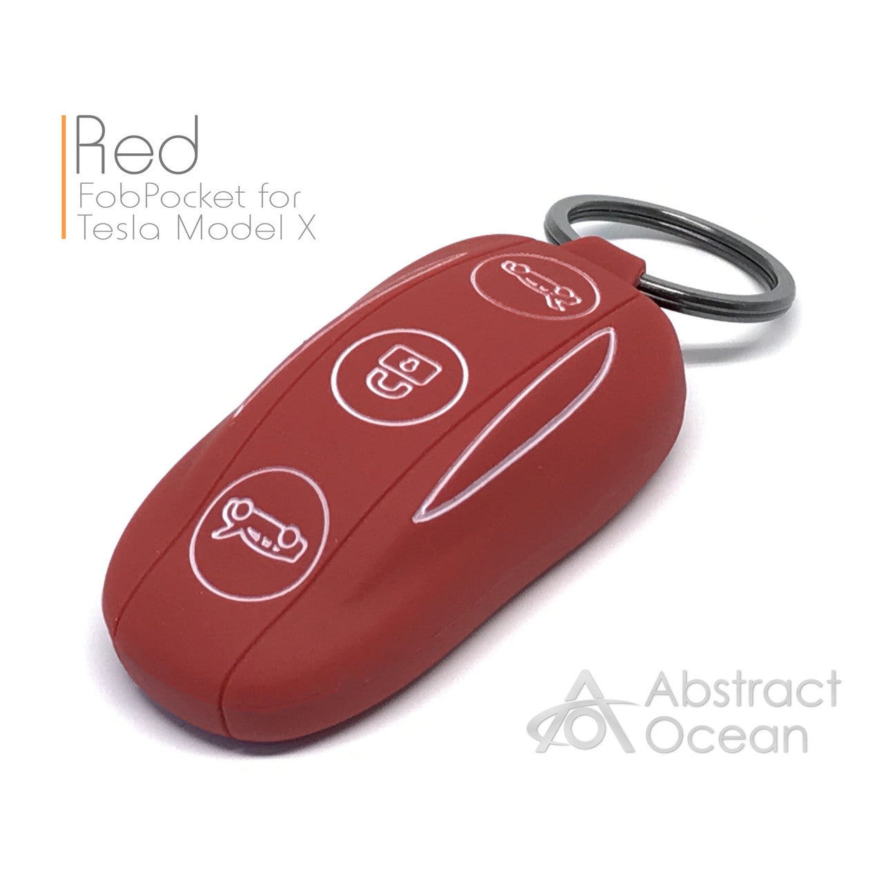 Silicone FobPockets for Model X (Keyring)