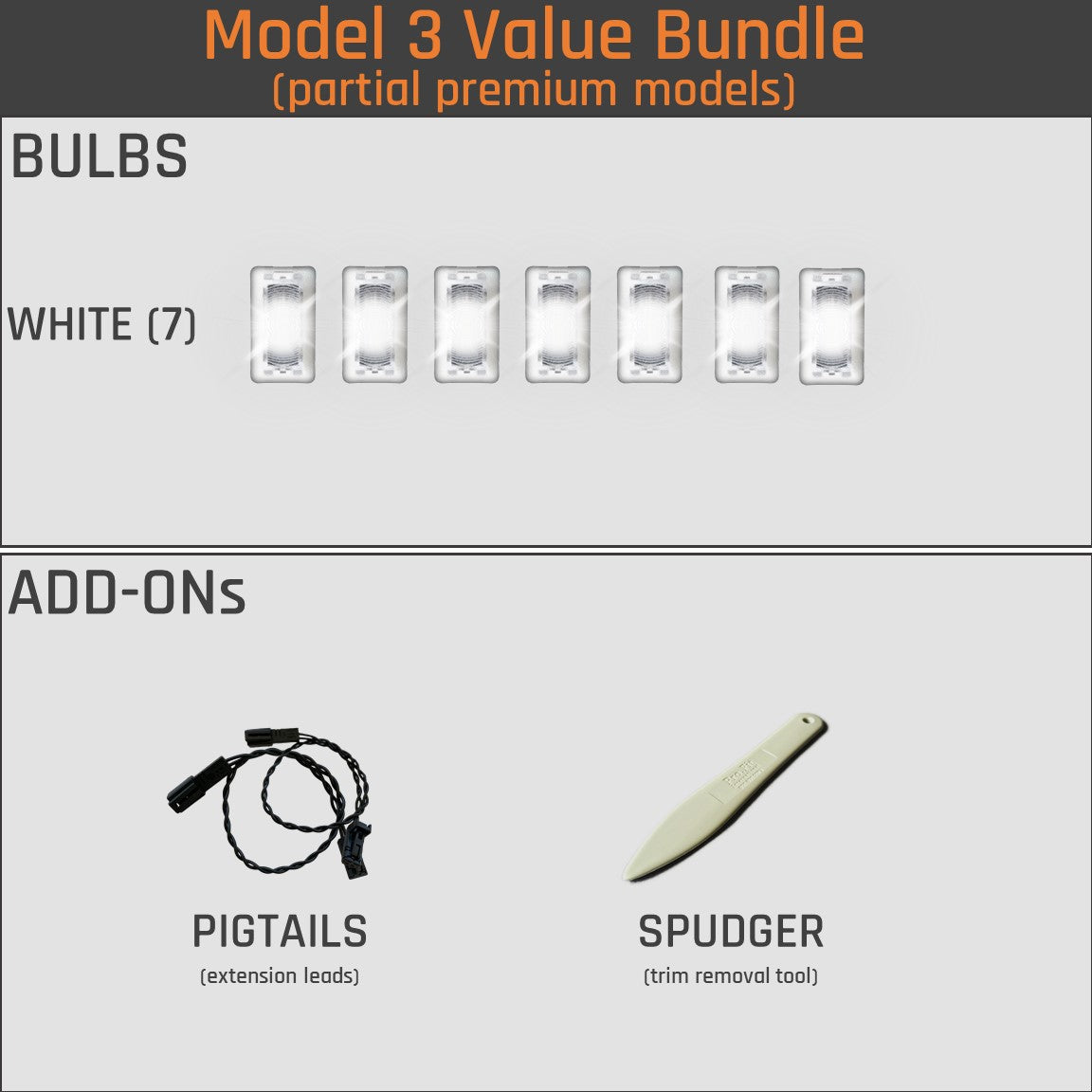 "Classic" Model 3 Bundle (Standard & Partial Premium Models)