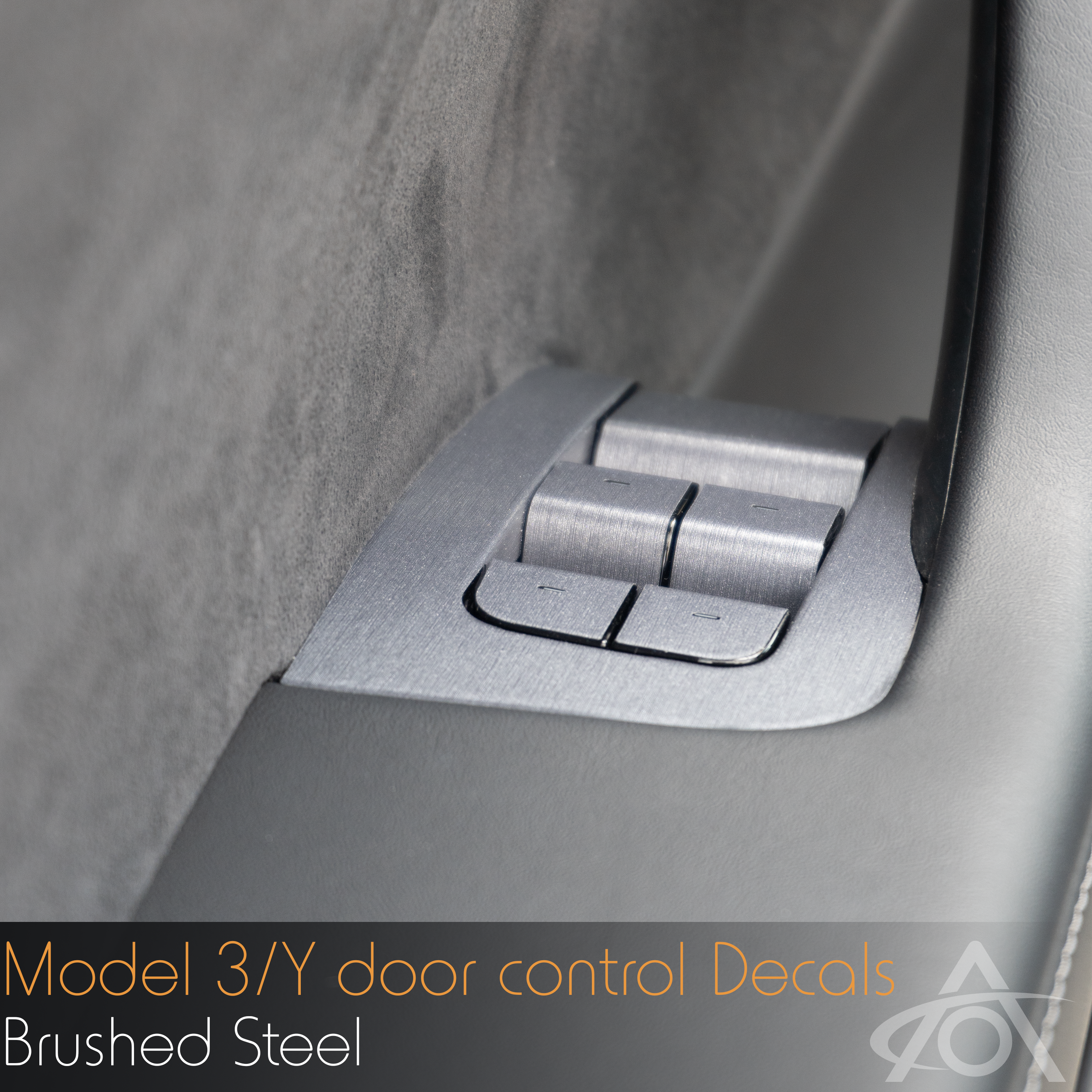 Window and Door Control Decals for Tesla Model 3 & Y