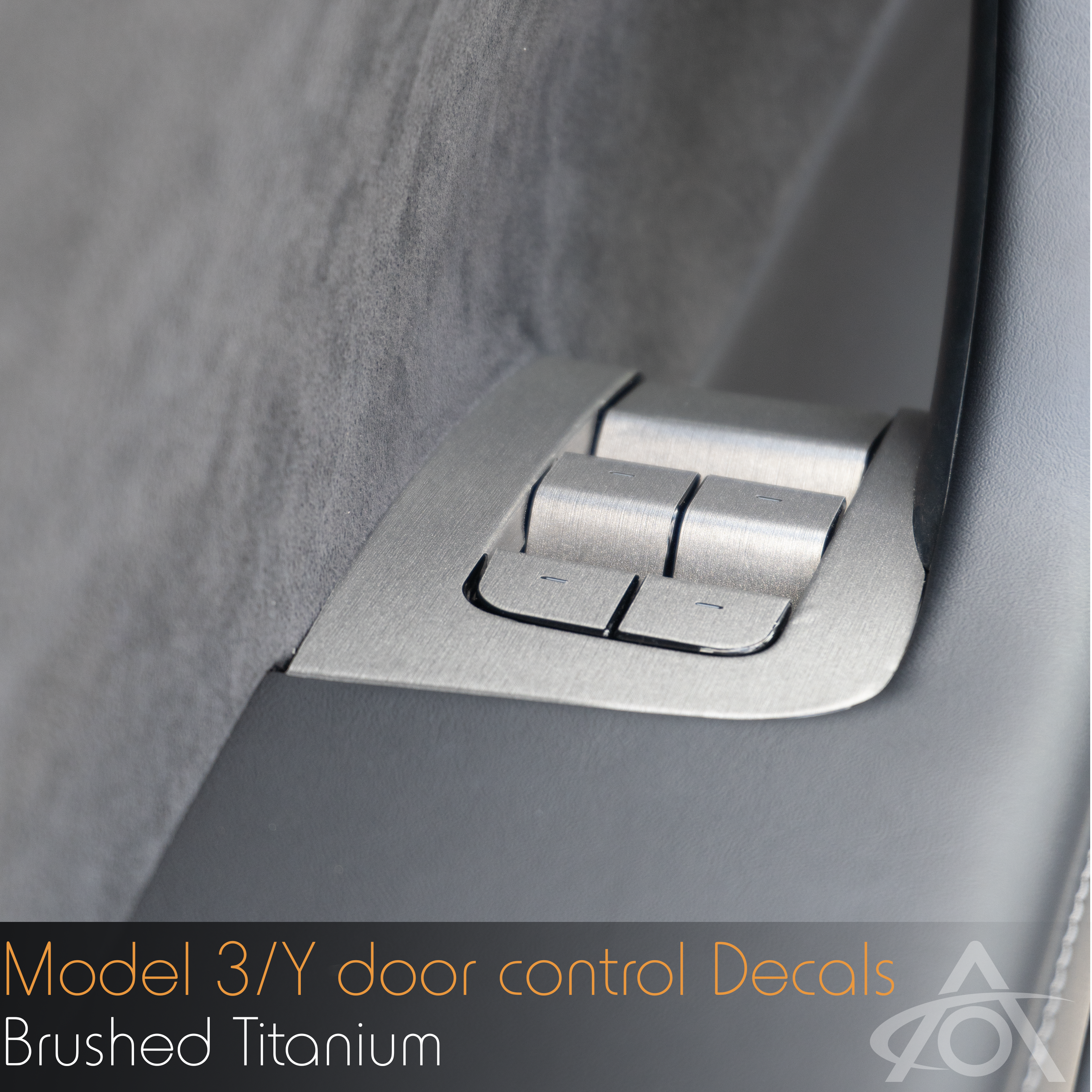Window and Door Control Decals for Tesla Model 3 & Y