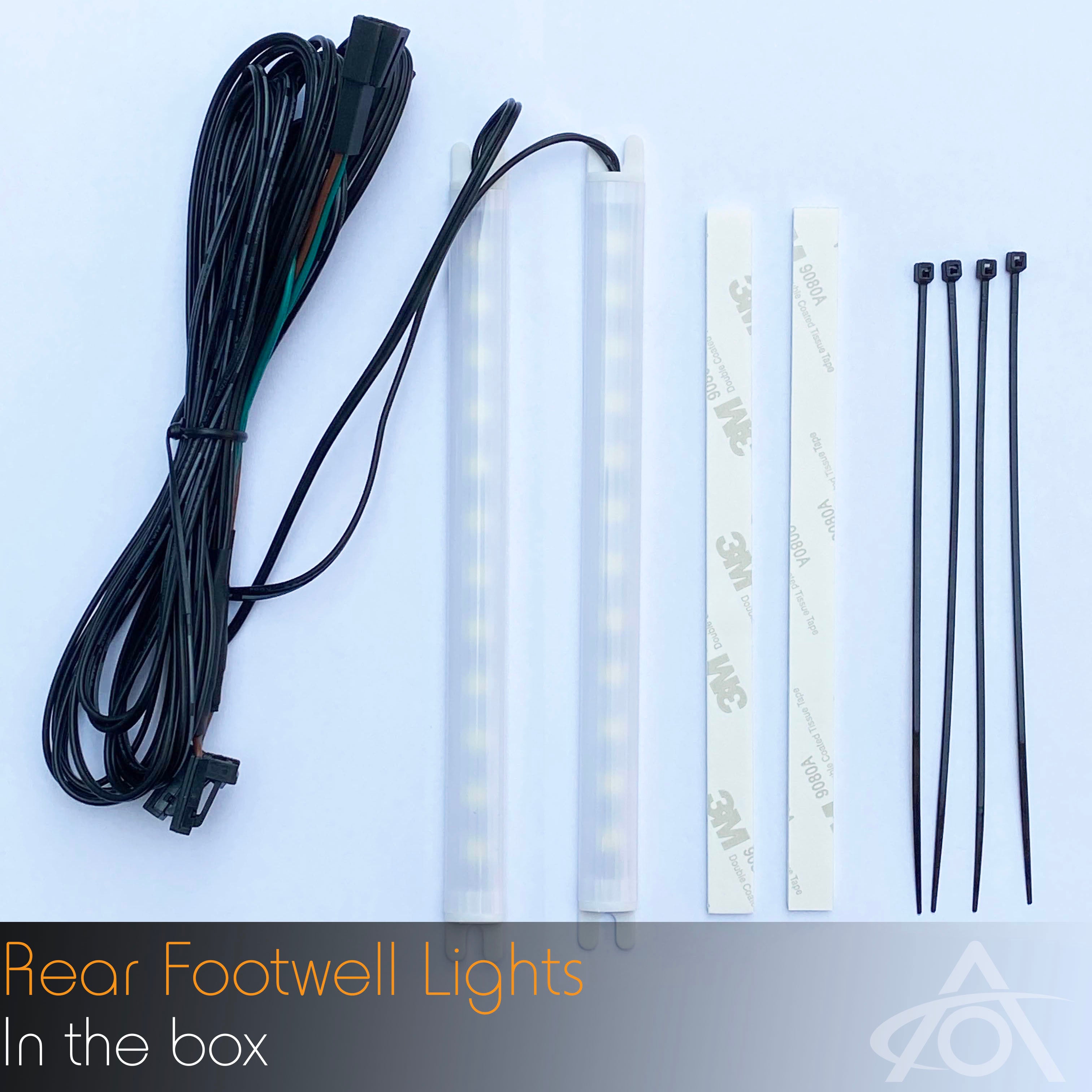 Premium Rear Footwell Lights for Model 3/Y